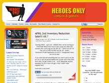 Tablet Screenshot of heroesonly.net